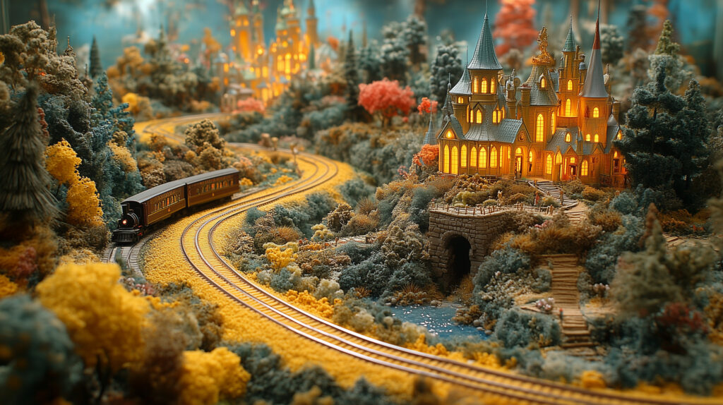 HO trailway scenery
