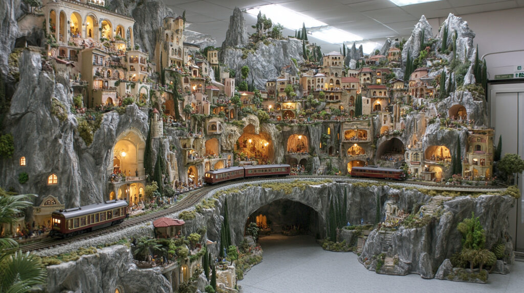 Mountain train table