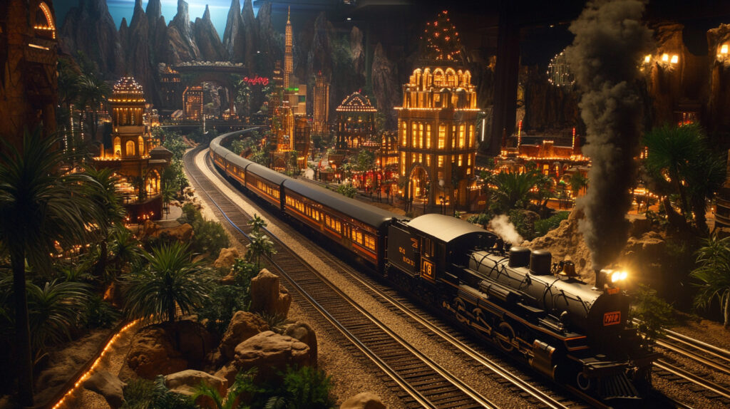 Scenery train railway