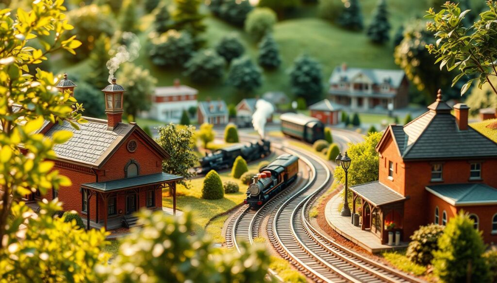 model railroad detail